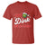 Funny Pickleball Christmas T Shirt Eat Dink And Be Merry - Wonder Print Shop