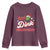 Funny Pickleball Christmas Youth Sweatshirt Eat Dink And Be Merry - Wonder Print Shop