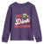 Funny Pickleball Christmas Youth Sweatshirt Eat Dink And Be Merry - Wonder Print Shop