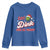 Funny Pickleball Christmas Youth Sweatshirt Eat Dink And Be Merry - Wonder Print Shop