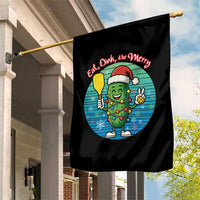 Funny Pickleball Christmas Garden Flag Eat Dink And Be Merry Gift For Players - Wonder Print Shop