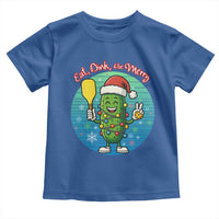 Funny Pickleball Christmas Toddler T Shirt Eat Dink And Be Merry Gift For Players - Wonder Print Shop