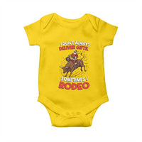 Funny Black Santa Bull Riding Christmas Baby Onesie I Do Not Deliver Gifts I Rodeo - Wonder Print Shop