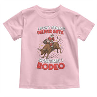 Funny Black Santa Bull Riding Christmas Toddler T Shirt I Do Not Deliver Gifts I Rodeo - Wonder Print Shop