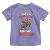 Funny Black Santa Bull Riding Christmas Toddler T Shirt I Do Not Deliver Gifts I Rodeo - Wonder Print Shop