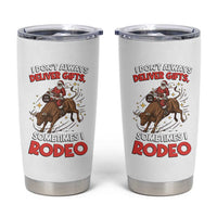 Funny Black Santa Bull Riding Christmas Tumbler Cup I Do Not Deliver Gifts I Rodeo - Wonder Print Shop