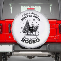 Funny Santa Cowboy Christmas Spare Tire Cover I Do Not Deliver Gifts I Rodeo - Wonder Print Shop