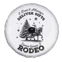 Funny Santa Cowboy Christmas Spare Tire Cover I Do Not Deliver Gifts I Rodeo - Wonder Print Shop