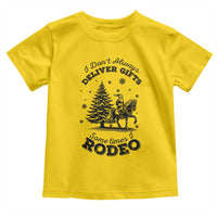 Funny Santa Cowboy Christmas Toddler T Shirt I Do Not Deliver Gifts I Rodeo - Wonder Print Shop
