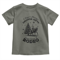 Funny Santa Cowboy Christmas Toddler T Shirt I Do Not Deliver Gifts I Rodeo - Wonder Print Shop