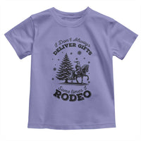 Funny Santa Cowboy Christmas Toddler T Shirt I Do Not Deliver Gifts I Rodeo - Wonder Print Shop