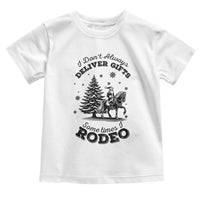 Funny Santa Cowboy Christmas Toddler T Shirt I Do Not Deliver Gifts I Rodeo - Wonder Print Shop