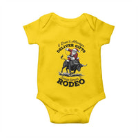 Funny Black Santa Cowboy Bull Rider Christmas Baby Onesie I Do Not Deliver Gifts I Rodeo - Wonder Print Shop