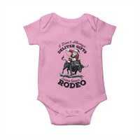 Funny Black Santa Cowboy Bull Rider Christmas Baby Onesie I Do Not Deliver Gifts I Rodeo - Wonder Print Shop