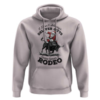 Funny Black Santa Cowboy Bull Rider Christmas Hoodie I Do Not Deliver Gifts I Rodeo - Wonder Print Shop