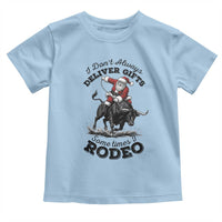 Funny Black Santa Cowboy Bull Rider Christmas Toddler T Shirt I Do Not Deliver Gifts I Rodeo - Wonder Print Shop