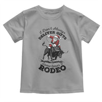 Funny Black Santa Cowboy Bull Rider Christmas Toddler T Shirt I Do Not Deliver Gifts I Rodeo - Wonder Print Shop