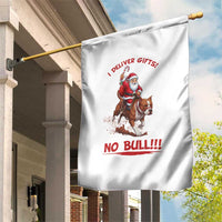 Funny Santa Pitbull Christmas Garden Flag I Deliver Gifts No Bull - Wonder Print Shop