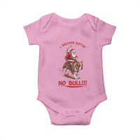 Funny Santa Pitbull Christmas Baby Onesie I Deliver Gifts No Bull - Wonder Print Shop