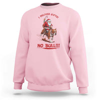 Funny Santa Pitbull Christmas Sweatshirt I Deliver Gifts No Bull - Wonder Print Shop