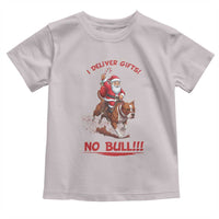 Funny Santa Pitbull Christmas Toddler T Shirt I Deliver Gifts No Bull - Wonder Print Shop