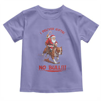 Funny Santa Pitbull Christmas Toddler T Shirt I Deliver Gifts No Bull - Wonder Print Shop