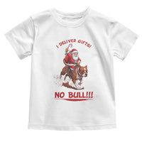 Funny Santa Pitbull Christmas Toddler T Shirt I Deliver Gifts No Bull - Wonder Print Shop