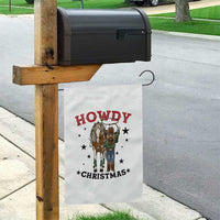 Funny Nutcracker Cowboy Howdy Christmas Garden Flag Western Holiday Gift - Wonder Print Shop