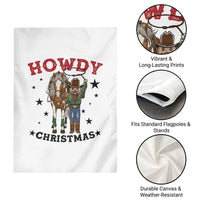 Funny Nutcracker Cowboy Howdy Christmas Garden Flag Western Holiday Gift - Wonder Print Shop
