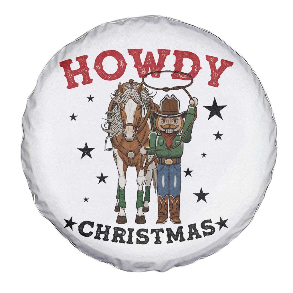 Funny Nutcracker Cowboy Howdy Christmas Spare Tire Cover Western Holiday Gift - Wonder Print Shop