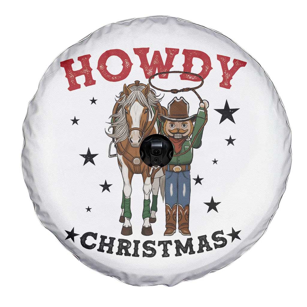 Funny Nutcracker Cowboy Howdy Christmas Spare Tire Cover Western Holiday Gift - Wonder Print Shop