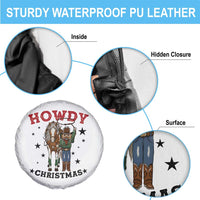 Funny Nutcracker Cowboy Howdy Christmas Spare Tire Cover Western Holiday Gift - Wonder Print Shop