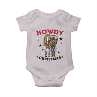 Funny Nutcracker Cowboy Howdy Christmas Baby Onesie Western Holiday Gift - undefined