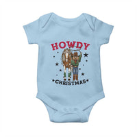 Funny Nutcracker Cowboy Howdy Christmas Baby Onesie Western Holiday Gift - undefined