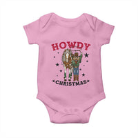 Funny Nutcracker Cowboy Howdy Christmas Baby Onesie Western Holiday Gift - undefined
