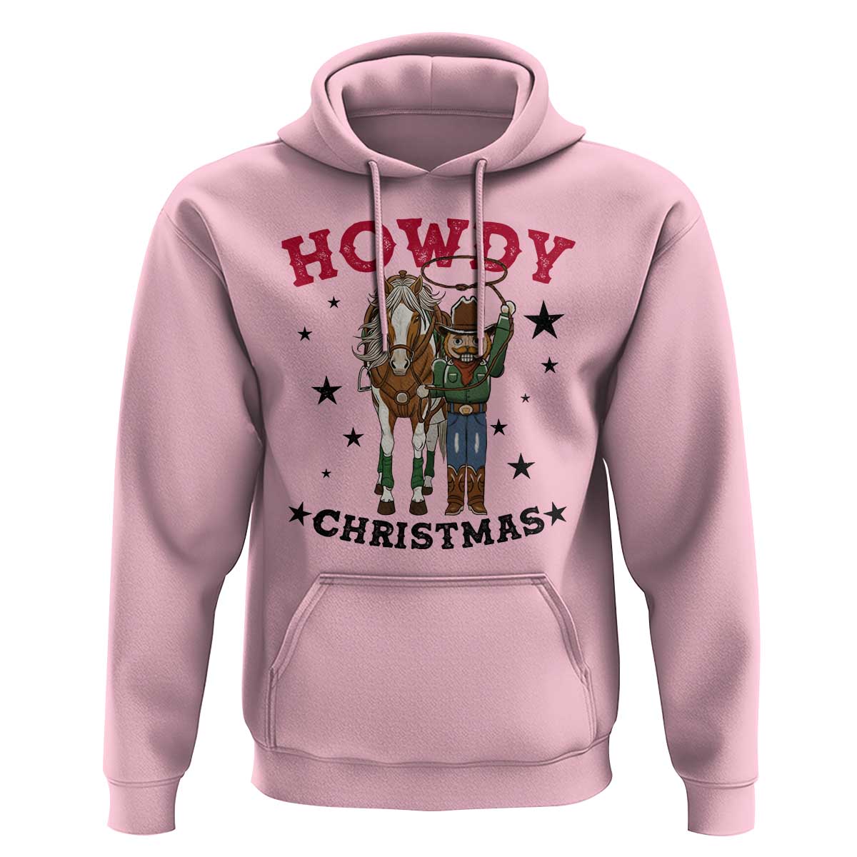Funny Nutcracker Cowboy Howdy Christmas Hoodie Western Holiday Gift - Wonder Print Shop