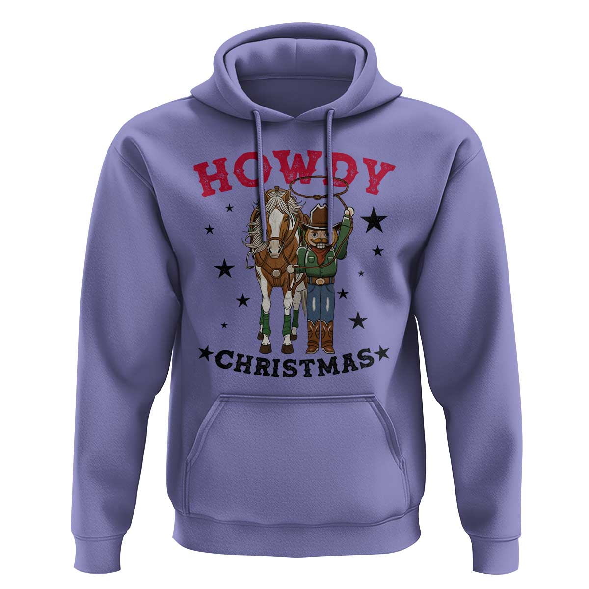 Funny Nutcracker Cowboy Howdy Christmas Hoodie Western Holiday Gift - Wonder Print Shop