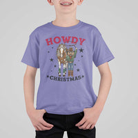 Funny Nutcracker Cowboy Howdy Christmas T Shirt For Kid Western Holiday Gift - Wonder Print Shop