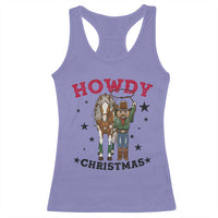 Funny Nutcracker Cowboy Howdy Christmas Racerback Tank Top Western Holiday Gift - Wonder Print Shop