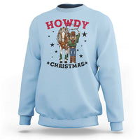 Funny Nutcracker Cowboy Howdy Christmas Sweatshirt Western Holiday Gift - Wonder Print Shop