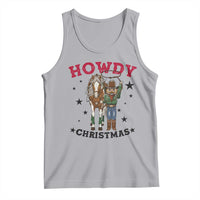 Funny Nutcracker Cowboy Howdy Christmas Tank Top Western Holiday Gift - Wonder Print Shop