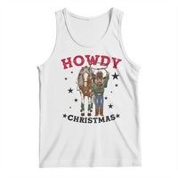 Funny Nutcracker Cowboy Howdy Christmas Tank Top Western Holiday Gift - Wonder Print Shop