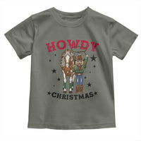 Funny Nutcracker Cowboy Howdy Christmas Toddler T Shirt Western Holiday Gift - Wonder Print Shop