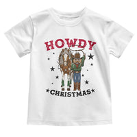 Funny Nutcracker Cowboy Howdy Christmas Toddler T Shirt Western Holiday Gift - Wonder Print Shop