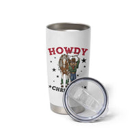 Funny Nutcracker Cowboy Howdy Christmas Tumbler Cup Western Holiday Gift - Wonder Print Shop