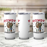 Funny Nutcracker Cowboy Howdy Christmas Tumbler Cup Western Holiday Gift - Wonder Print Shop