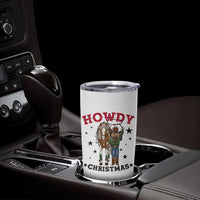 Funny Nutcracker Cowboy Howdy Christmas Tumbler Cup Western Holiday Gift - Wonder Print Shop