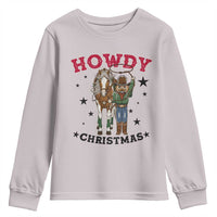 Funny Nutcracker Cowboy Howdy Christmas Youth Sweatshirt Western Holiday Gift - Wonder Print Shop
