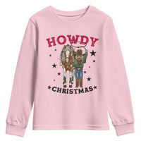 Funny Nutcracker Cowboy Howdy Christmas Youth Sweatshirt Western Holiday Gift - Wonder Print Shop