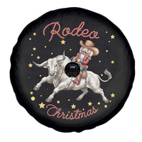 Funny Nutcracker Bull Riding Rodeo Christmas Spare Tire Cover Western Holiday Gift - Wonder Print Shop
